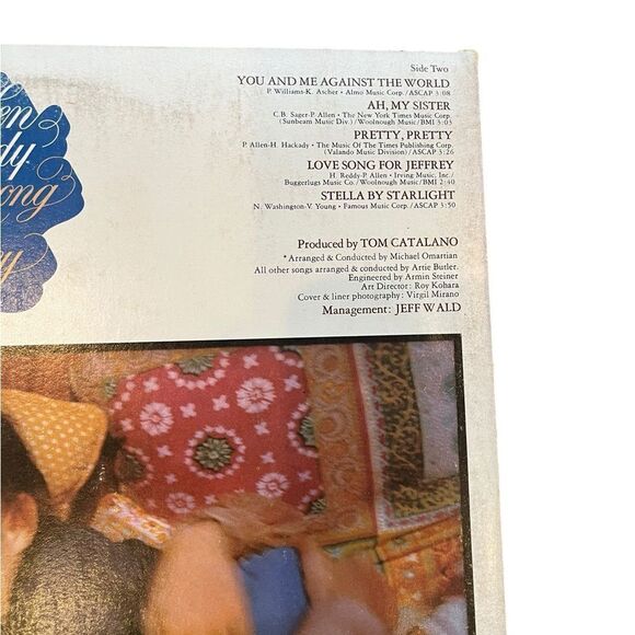 RARE - HELEN REDDY LOVE SONG FOR JEFFREY 12” LP VINYL RECORD 1974 CAPITOL RECORD - Picture 8 of 9